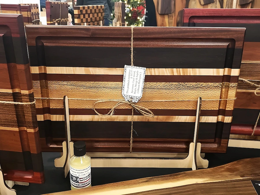 Handcrafted cutting boards ready to ship